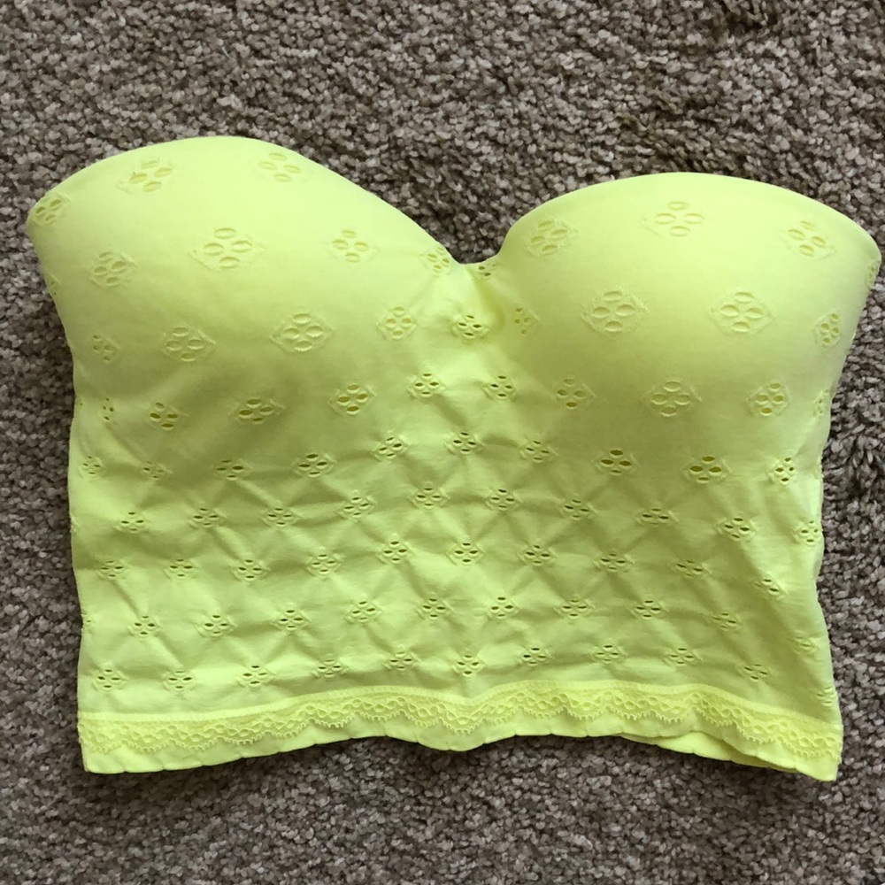 Victoria’s Secret Canary Yellow Crop Bra